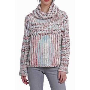 NEW LOVE TOKEN meri turtleneck sweater in pink